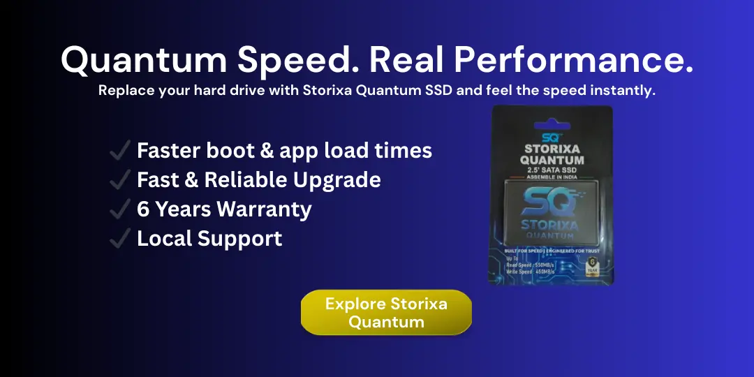 Replace your hard drive with Storixa Quantum SSD